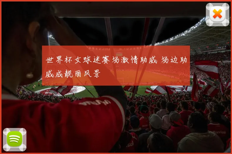 世界杯女球迷赛场激情助威 场边助威成靓丽风景