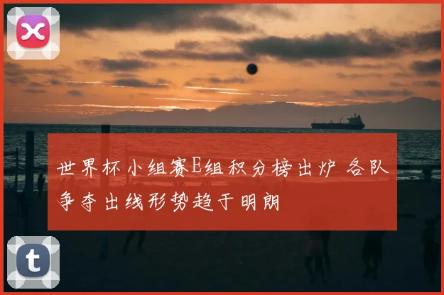 世界杯小组赛E组积分榜出炉 各队争夺出线形势趋于明朗